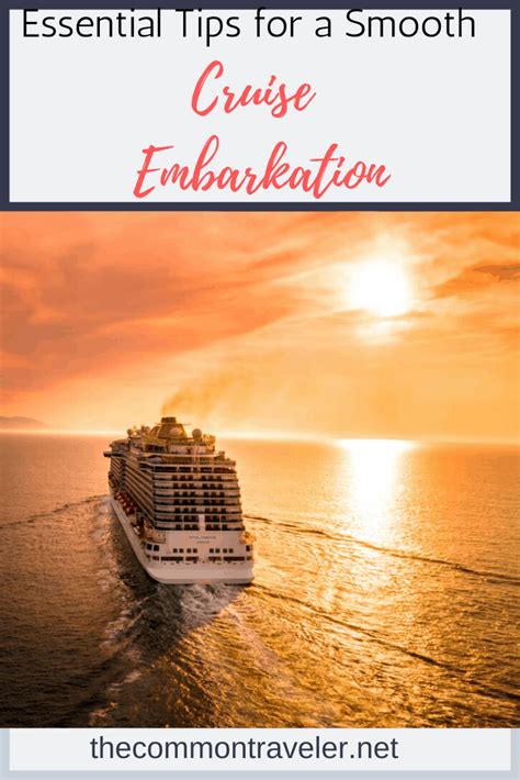 Cruise Embarkation Day 12 Tips For First Time Cruisers The Common