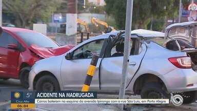 Bom Dia Rio Grande Colisão entre dois carros na Avenida Ipiranga