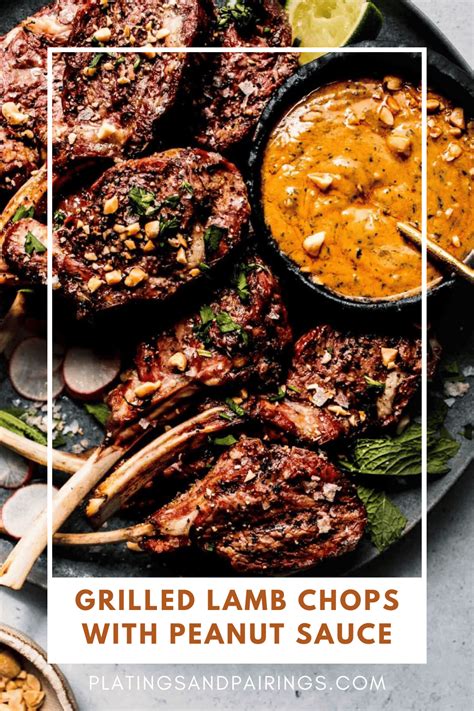 Lamb Chops With Peanut Sauce Satay Lamb Chops