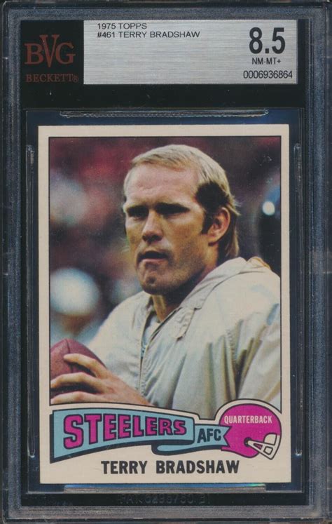 Topps Terry Bradshaw Hof Pittsburgh Steelers Bvg Beauty