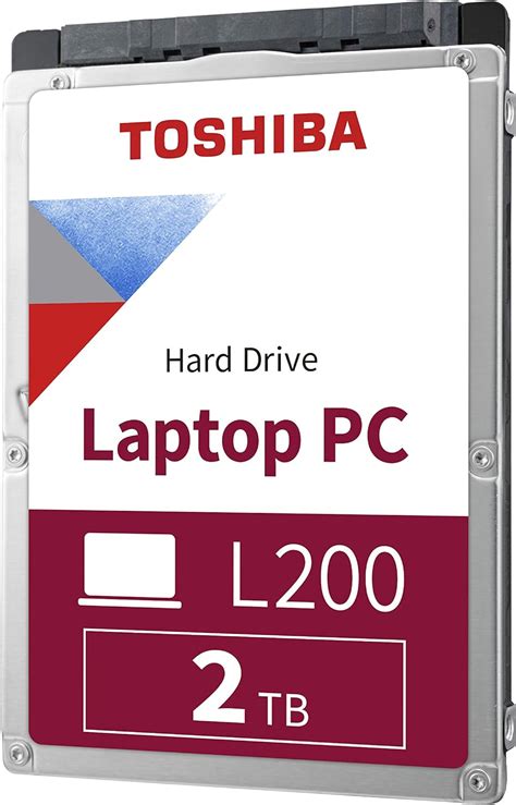 Toshiba HDWL120XZSTA L200 Interne Festplatte (2 TB, 5.400 U/min, SATA 6 ...