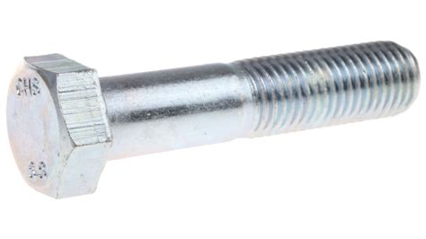 Rs Pro Bright Zinc Plated Steel Hex Hex Bolt M16 X 75mm Rs