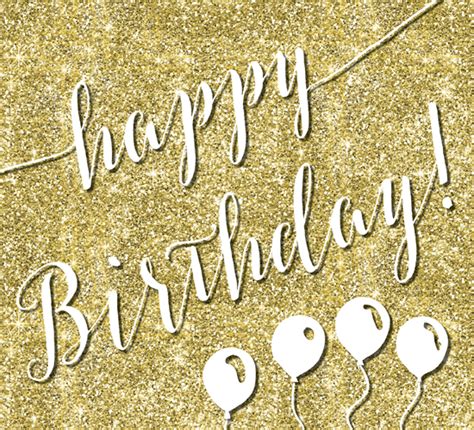 Glitter Happy Birthday Free Happy Birthday Ecards Greeting Cards