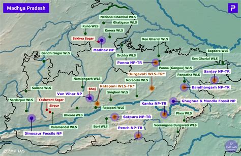 Chhattisgarh National Parks Tiger Reserves And Wildlife Sanctuaries