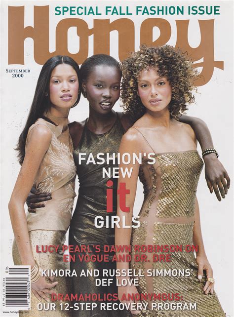 September 2000 Honey Magazine Cover Morra Designs