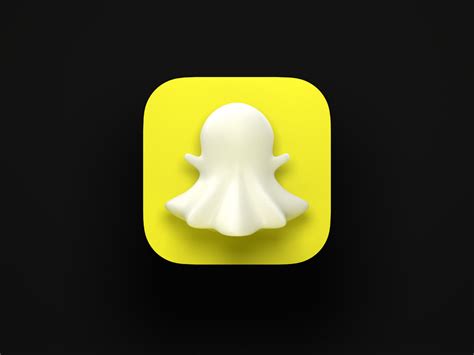 Snapchat 3d Iphone Photo App Mobile App Icon Snapchat Icon