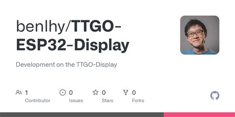 GitHub - benlhy/TTGO-ESP32-Display: Development on the TTGO-Display