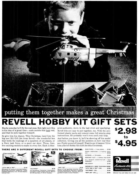 Revell Jet Plane And Guided Missile Ship Model Kits From The 1950s