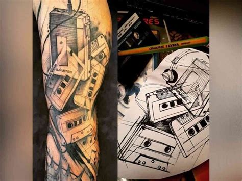 Music Tattoo Ideas For Audiophiles And Music Lovers Headphonesty