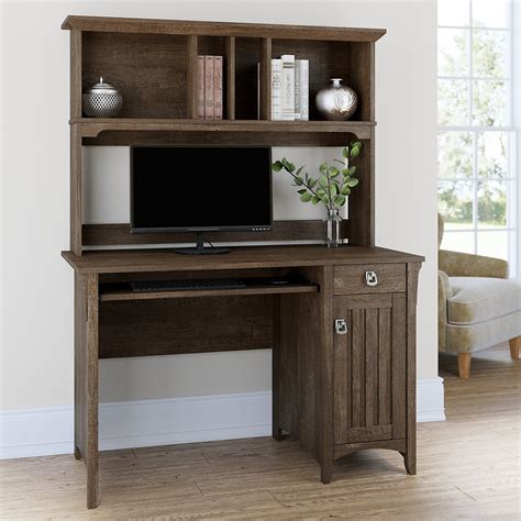 Bush Furniture Salinas Modern 47 17 In Wood Portable Computer Desk With