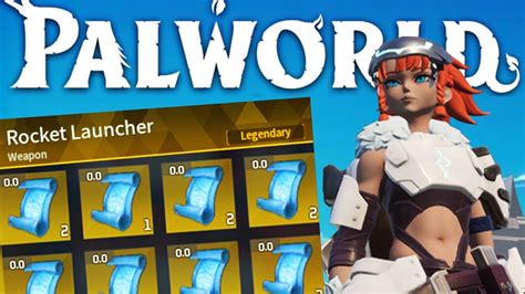 Easiest Way To Get Legendary Weapons Armor Schematics In Palworld