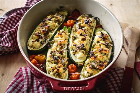 Gef Llte Zucchini Mit Feta Vegetarisch Schnell Gekocht Und Lecker