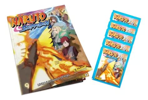 Kit Naruto Shippuden Lbum Figurinhas Oficial Panini