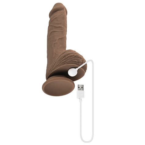 Full Monty Dildo In Thrusting Twirling W Balls Brown Satisfaction
