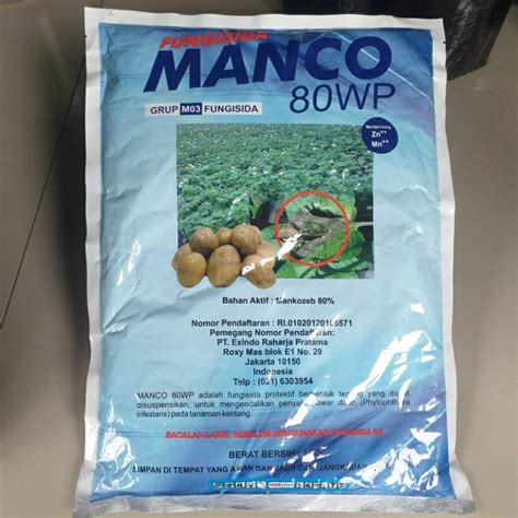 Jual Fungisida Manco Wp Kg Mankozeb Plus Zink Dan Zpt Obat Busuk