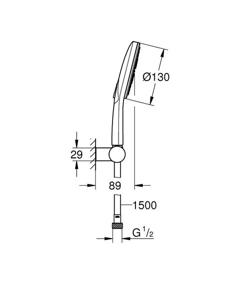 Grohe Smartactive Hand Shower Set M Ismail Jee Sanitary