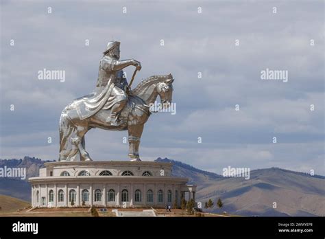 Mongolia East Mongolia Steppe Area The Genghis Khan Equestrian Statue