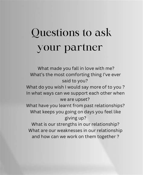 Questions To Ask Your Partner In 2024 Healthy Relationship Advice