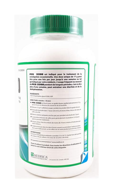 PEG 3350, 510 g – Green Valley Pharmacy