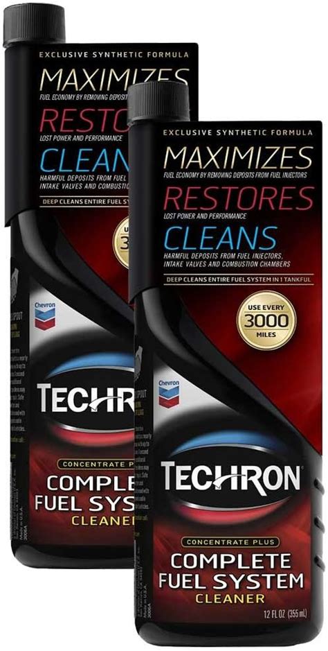 Chevron Techron 12 Oz Fuel System Cleaner 2 Pack Automotive