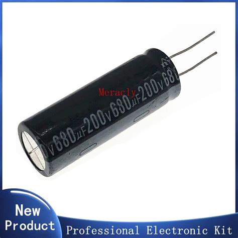 Capacitor Eletrol Tico De Alum Nio Tamanho Mm T V Uf