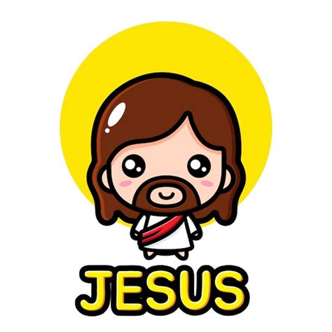 Premium Vector Cute Jesus Christ Design