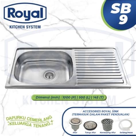 Jual Royal Sb Sb Kitchen Sink Dapur Bak Cuci Piring Wastafel