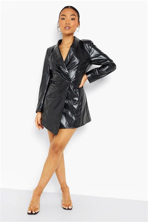 Wrap Faux Leather Dresses Dresses Images 2022