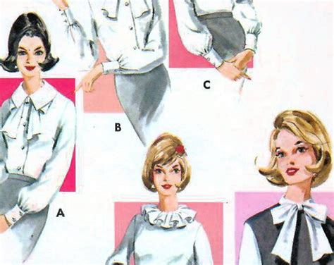 1960s Butterick 3082 UNCUT Vintage Sewing Pattern Misses Jumper And