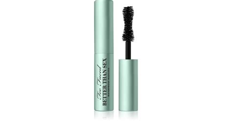 Too Faced Better Than Sex Waterproof Mascara Travel Size wasserfester Mascara für dichtere und