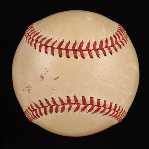 Babe Ruth Single Signed Baseball With Beautiful Sweet Spot Signature