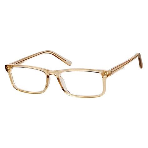 Cream Rectangle Glasses 125423 Zenni Optical Zenni Prescription Eyeglasses Eyeglasses For