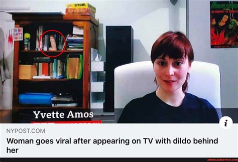 Yvette Amos Woman Goes Viral After Appearing On Tv With Dildo Behind