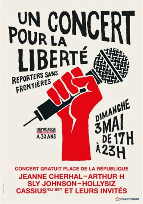 Un Concert Pour La Libert Reporters Sans Fronti Res F Tent Leur