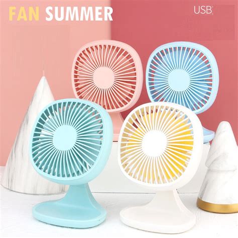 Ventilador Personal Mini Fan Recargable Plastico Escritorio Mini Dandi