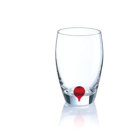 Verres Hauts Festif Cl Drip Rouge Luminarc Cdiscount Maison