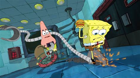 Image - SpongeBob SquarePants 4D Ride The PatBot 3000 attacking SpongeBob.jpg | Nickelodeon ...