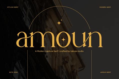 Amoun Lite Font · 1001 Fonts
