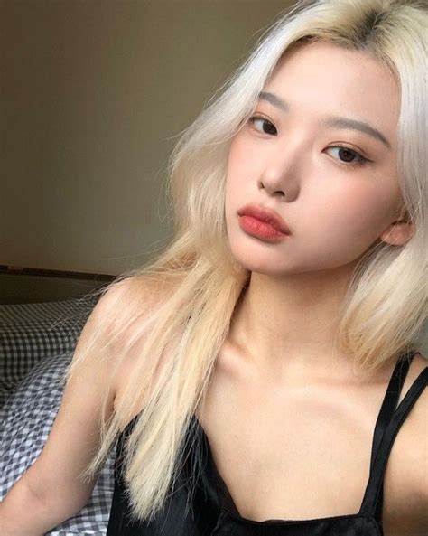 Blonde Hair Korean Blonde Hair Girl Hair Inspo Color Hair Color