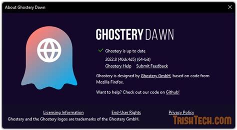 Ghostery Dawn Firefox Based Privacy Centered Browser