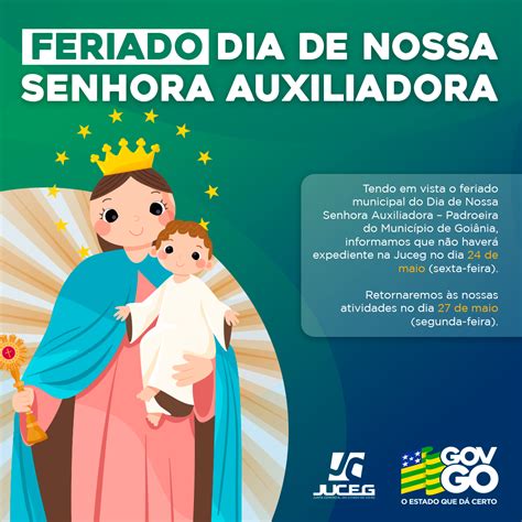 Feriado Municipal Devido Ao Dia De Nossa Senhora Auxiliadora