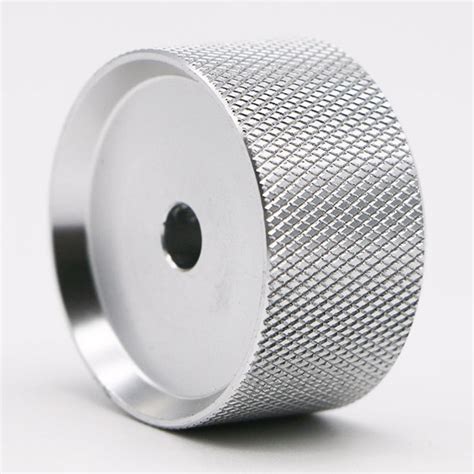 Custom Cnc Knurled Audio Volume Control Knobs 06mm Aluminum Stainless Steel Brass Cnc Knurled