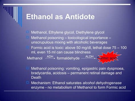 Pharmacology of Alcohol | PPT