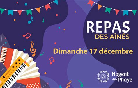 Repas des ainés dimanche 17 décembre Nogent Le Phaye