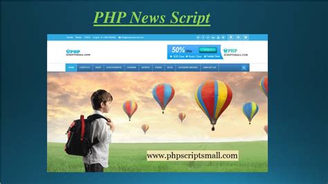 Ppt Php News Scriptphpscriptsmall News Script Php Powerpoint