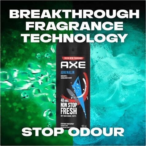 Axe Adrenalin Hour Fresh Deodorant Body Spray Fragrance For Men