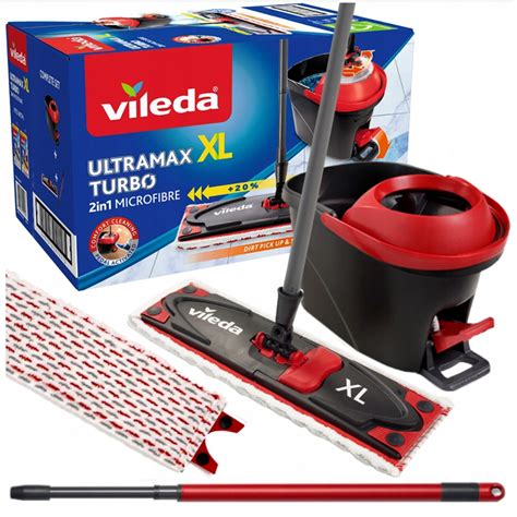 Vileda Ultramax Turbo XL mop obrotowy płaski 13683664815 Allegro pl