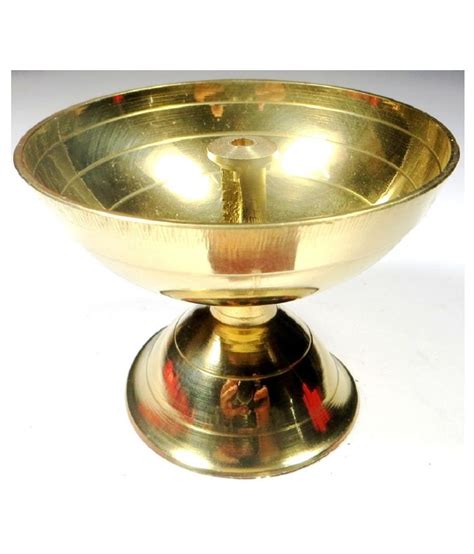 ORIVILLE Traditional Rounded Detachable BRASS AKHAND DIYA Pyali Deep