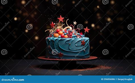 Sweet Moments Capturing The Birthday Cake Magic Stock Photo Image Of