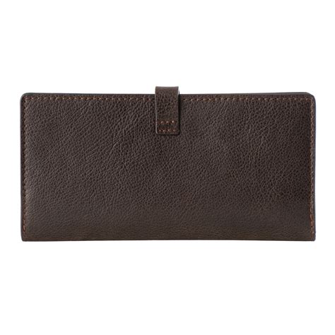 Black Genuine Leather Women Wallet Unika